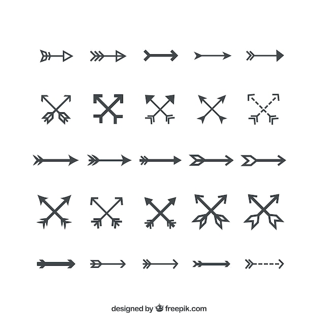 crossed-arrows-vector-premium-download