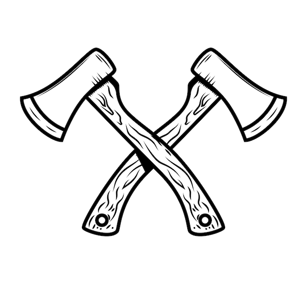 Premium Vector | Crossed axes on white background. element for logo ...