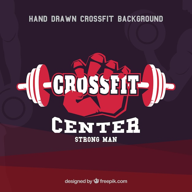 Crossfit strong man background