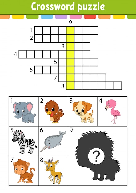 Cartoon Animation Frame Crossword