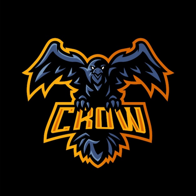 Download Free Crow Esport Logo Premium Vector Use our free logo maker to create a logo and build your brand. Put your logo on business cards, promotional products, or your website for brand visibility.