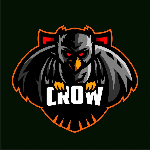 Download Free Crow Mascot Gaming Logo Premium Vector Use our free logo maker to create a logo and build your brand. Put your logo on business cards, promotional products, or your website for brand visibility.