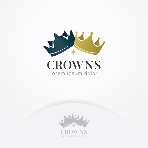 Download Free Crown Of Kings And Queens Logo Premium Vector Use our free logo maker to create a logo and build your brand. Put your logo on business cards, promotional products, or your website for brand visibility.
