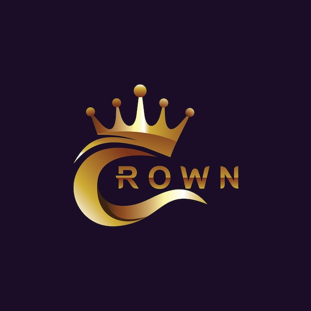 Premium Vector Crown Logo Design Template