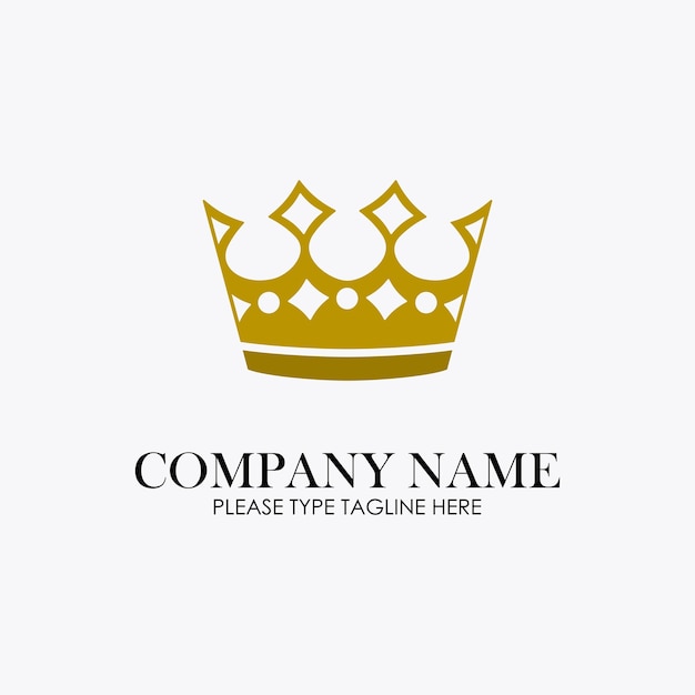Download Crown Logo Company Name PSD - Free PSD Mockup Templates