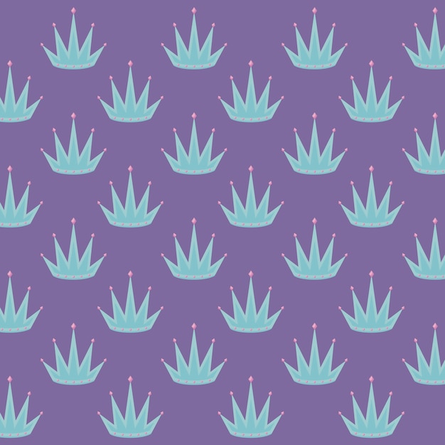 Download Crown of queen with gemstones pattern Vector | Free Download