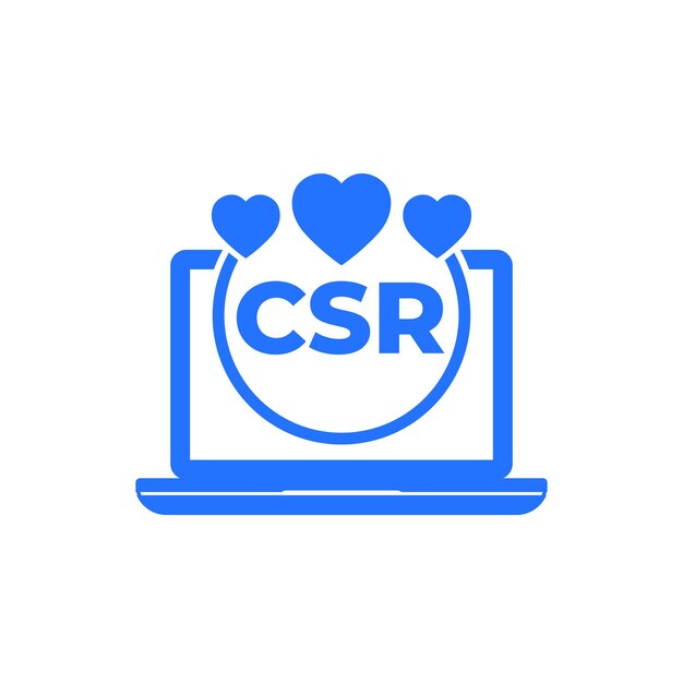 Premium Vector | Csr, Corporate Social Responsibility Vector Icon