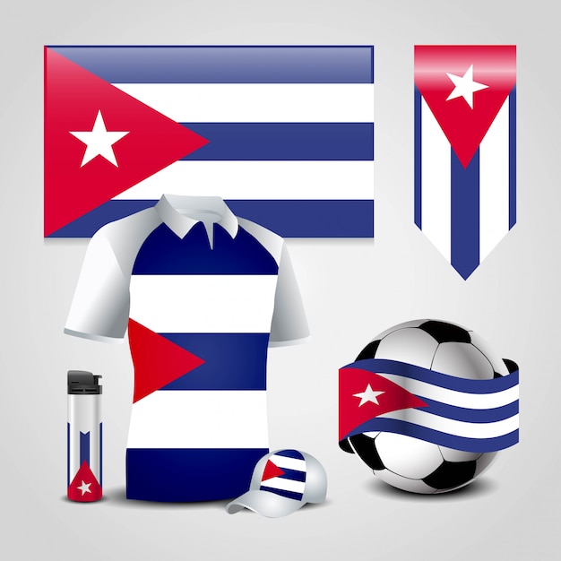 Download Cuba country flag | Premium Vector