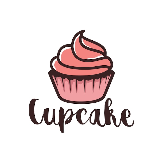 Download Free Cupcake Logo Design Premium Vector Use our free logo maker to create a logo and build your brand. Put your logo on business cards, promotional products, or your website for brand visibility.