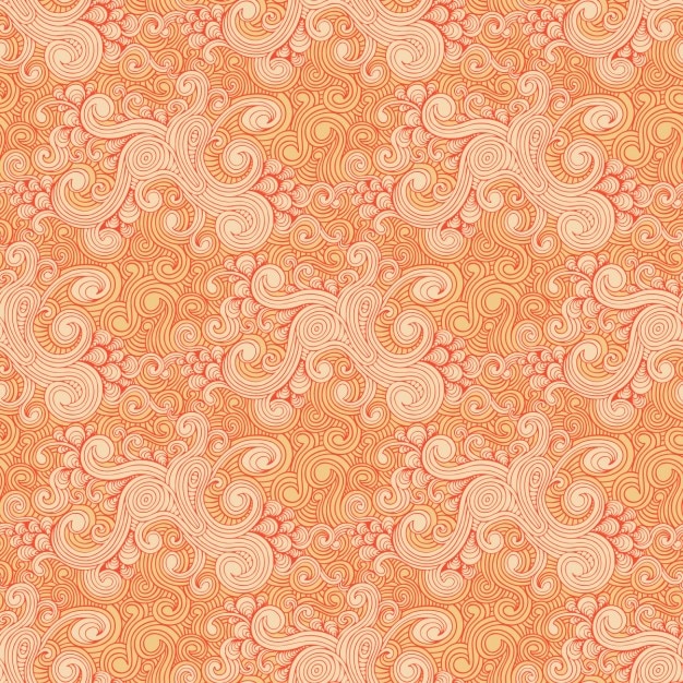 Curly drawn pattern | Free Vector