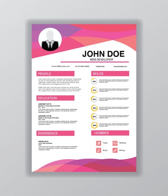 Free Vector | Curriculum vitae template