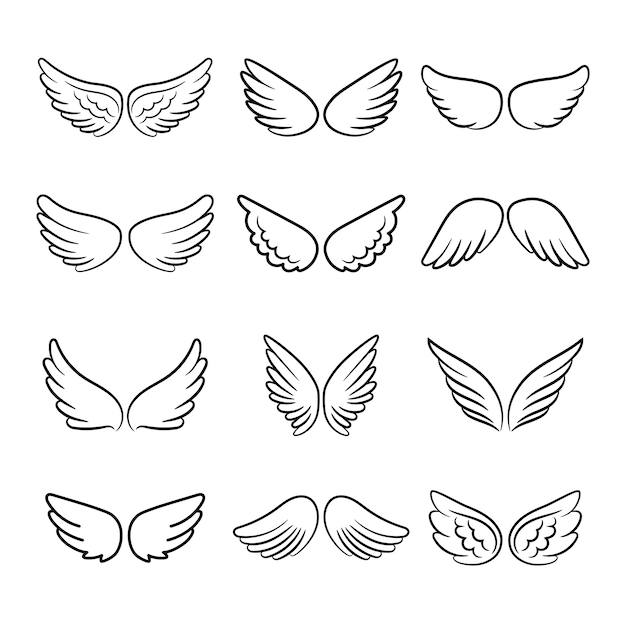 Simple Svg Angel Wings