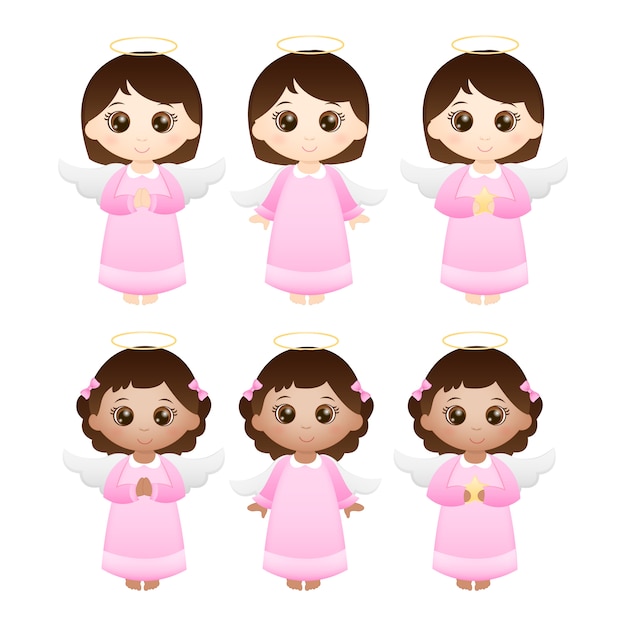 Premium Vector | Cute angels