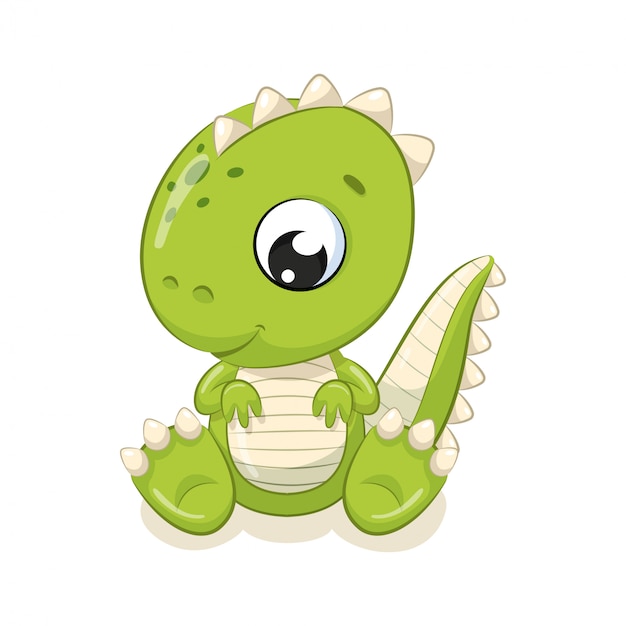 Premium Vector | Cute baby dinosaur illustration. illustration for baby ...