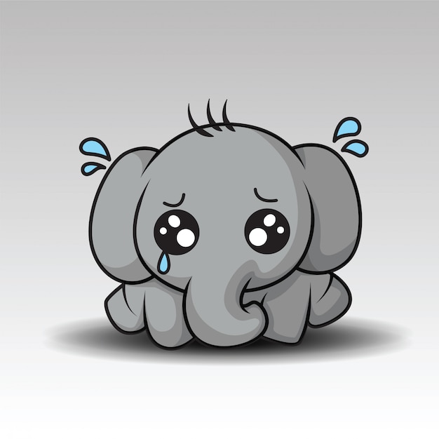 baby elephant animated