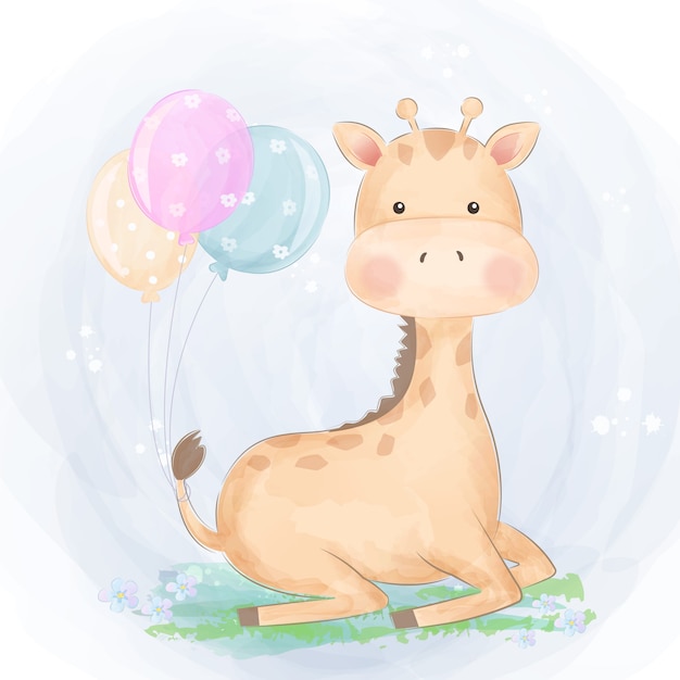 Free Free 266 Cute Baby Giraffe Svg SVG PNG EPS DXF File