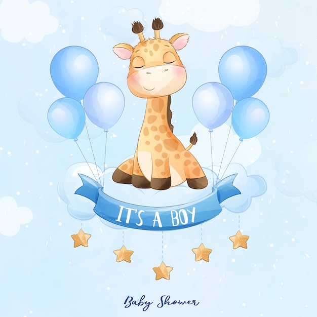 Free Free 114 Cute Baby Giraffe Svg SVG PNG EPS DXF File