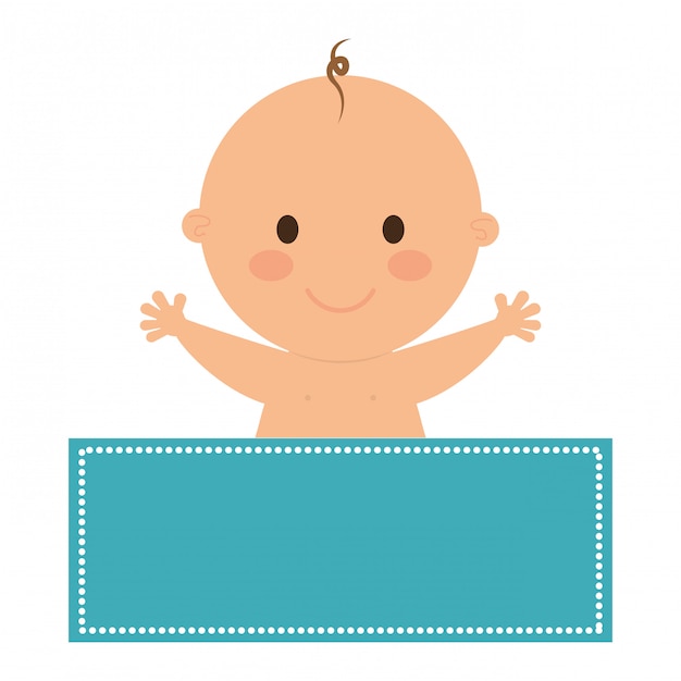 Download Premium Vector | Cute baby icon