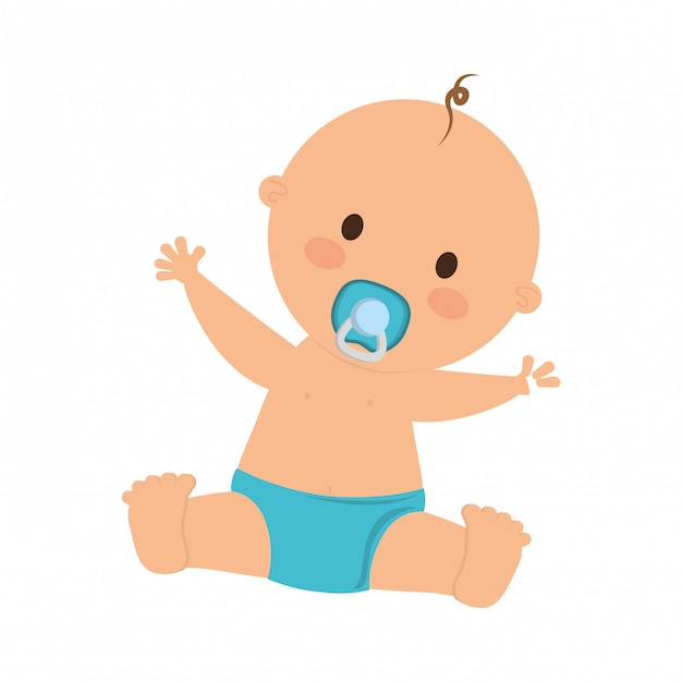 Download Premium Vector | Cute baby icon