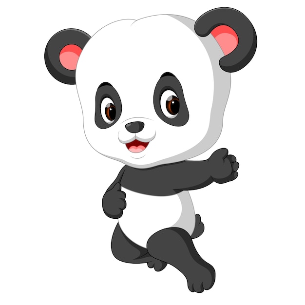 Download Premium Vector | Cute baby panda cartoon