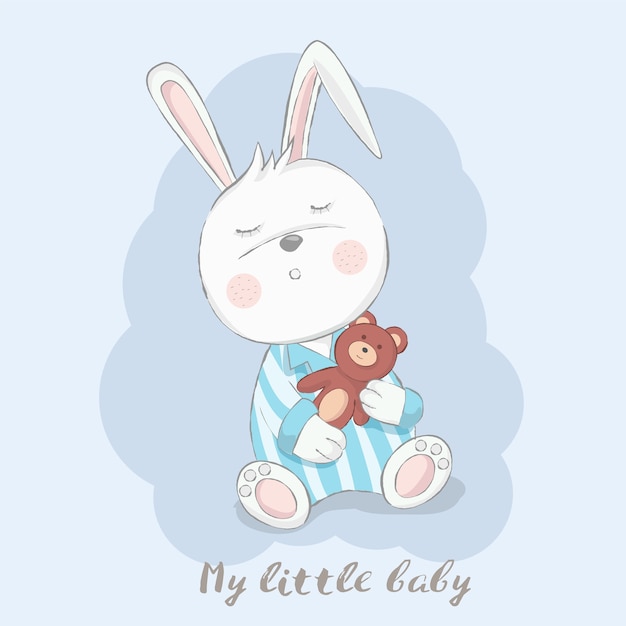 baby rabbit teddy