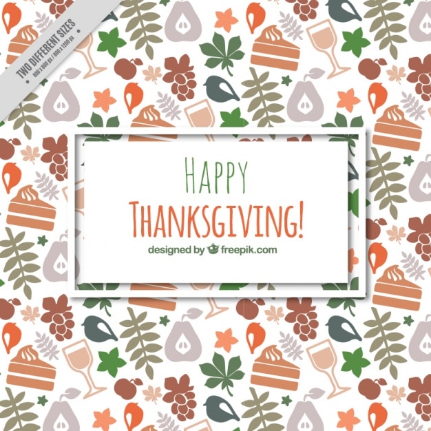 Cute background for thanksgiving day