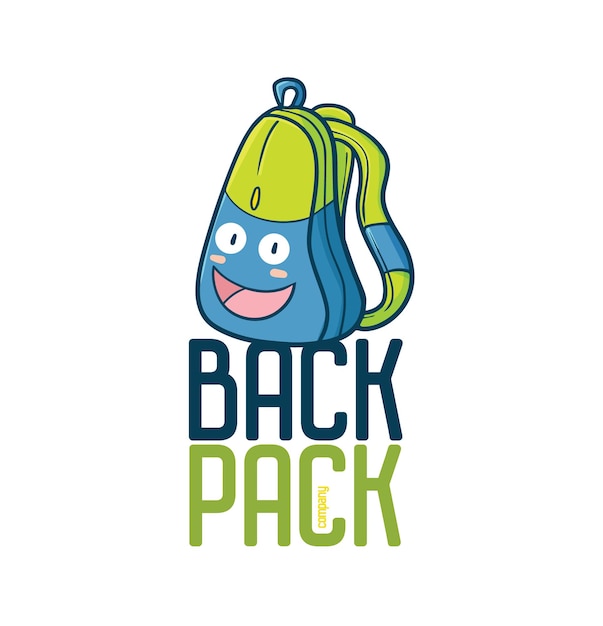 logo travel backpack