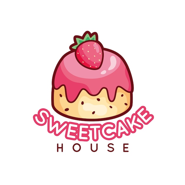 Download Free Cute Bakery Cake Logo Free Vector Use our free logo maker to create a logo and build your brand. Put your logo on business cards, promotional products, or your website for brand visibility.