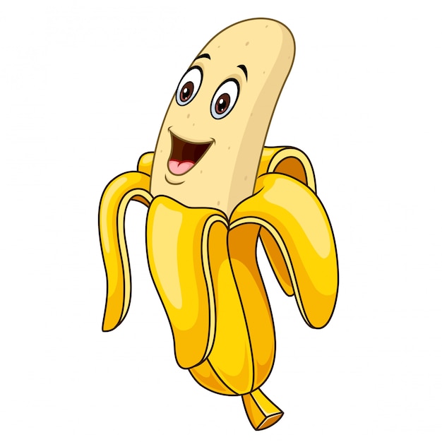 Download Free Cute Banana Cartoon Mascot Logo Premium Vector Use our free logo maker to create a logo and build your brand. Put your logo on business cards, promotional products, or your website for brand visibility.