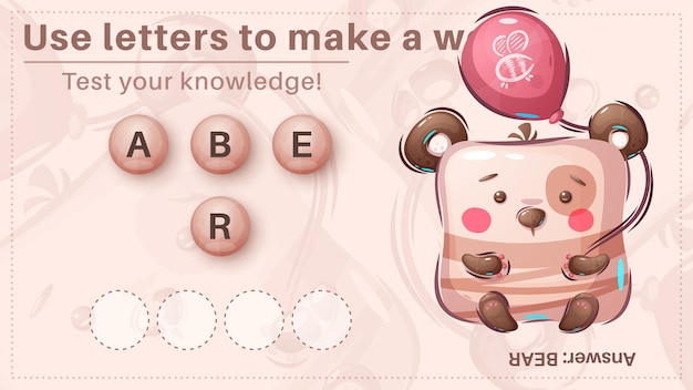 free-vector-cute-bear-game-for-kids-make-a-word-from-letters