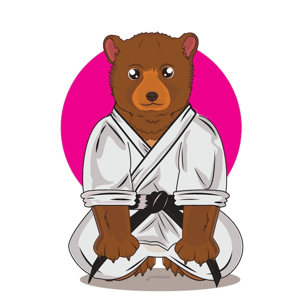 karate teddy bear