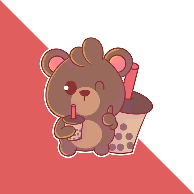 teddy bear boba