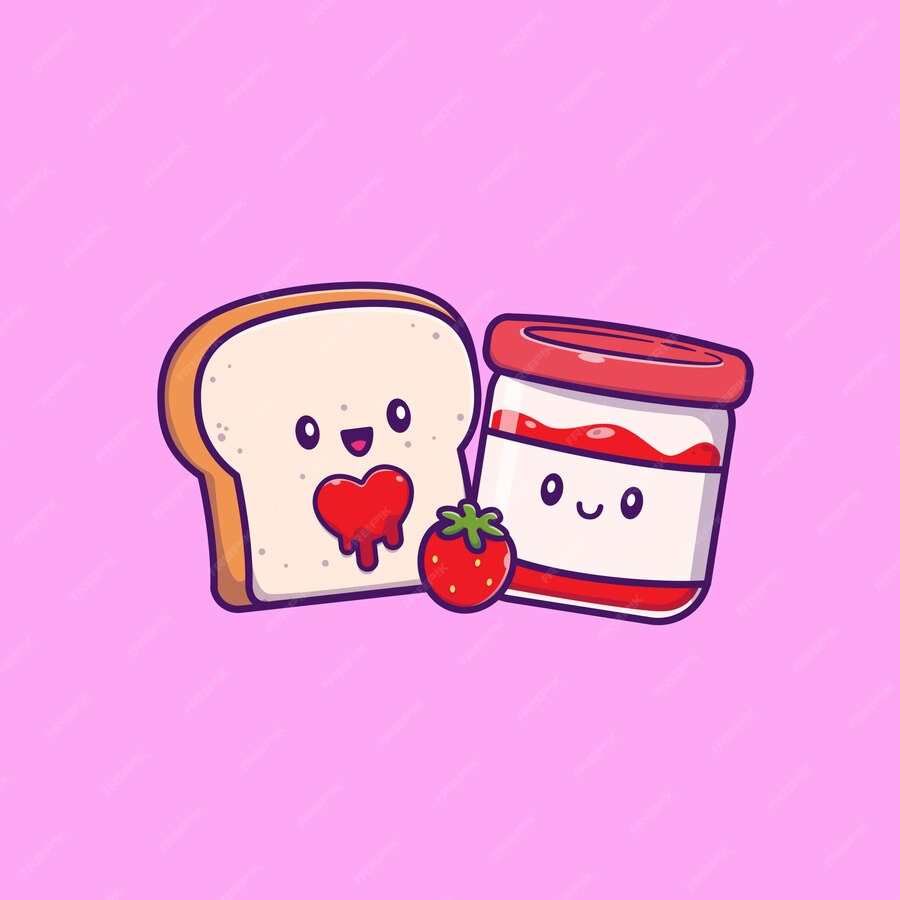 Premium Vector | Cute breakfast icon illustration. breakfast food icon ...