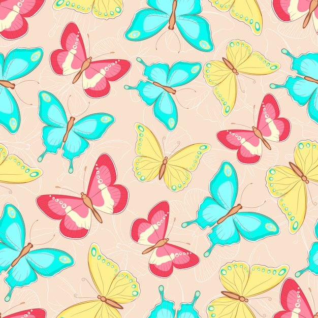 Premium Vector | Cute butterflies