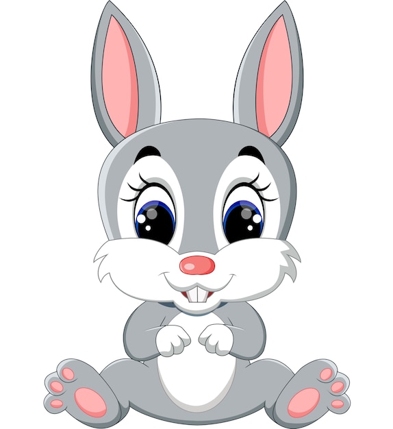 Premium Vector | Cute cartoon rabbit