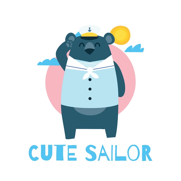 sailor bear shirt