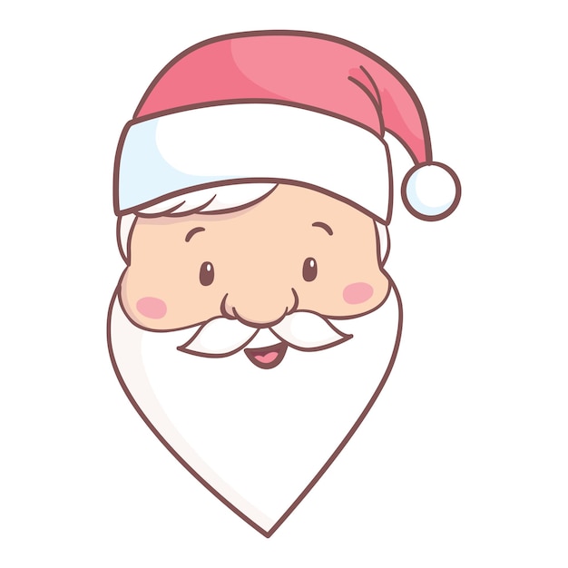 Premium Vector | Cute cartoon santa claus for christmas and new year ...