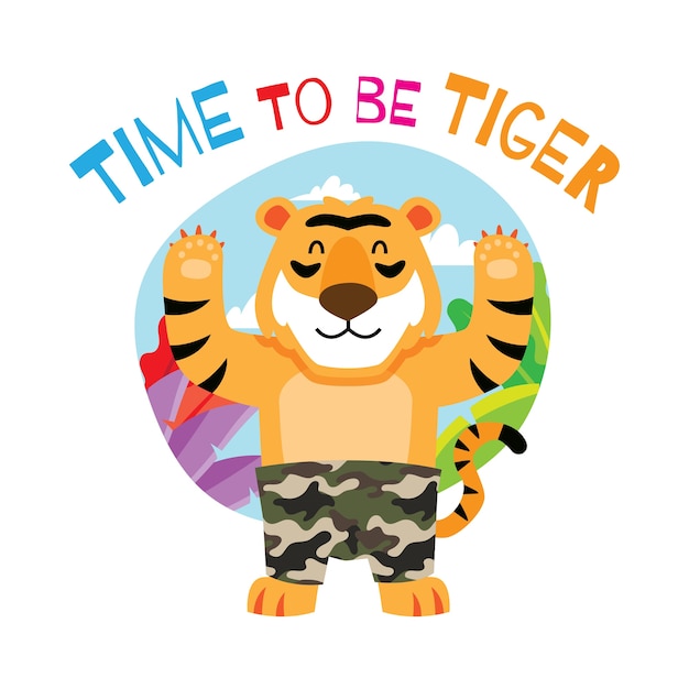 childrens tiger t shirt