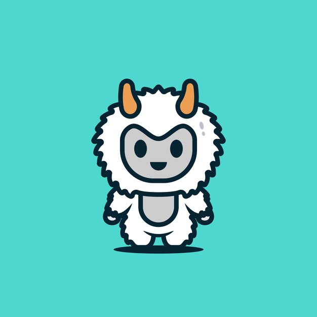 Premium Vector | Cute characters yeti