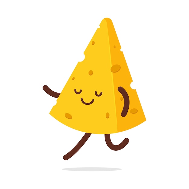 Premium Vector | Cute cheese character vector cartoon isolated on a ...