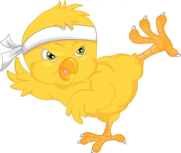 Cute Chick Cartoon Premium Vector 6278