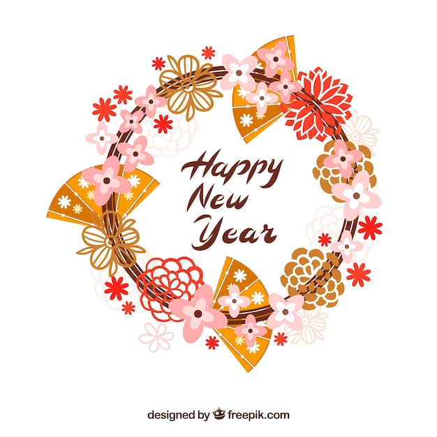 Cute chinese happy new year background Vector | Free Download