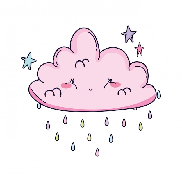 Premium Vector | Cute cloud cartoon