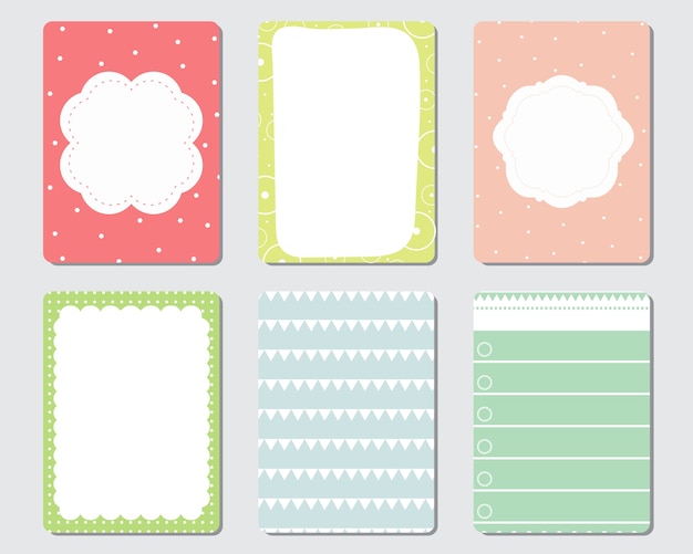 Cute daily planner template premium vector