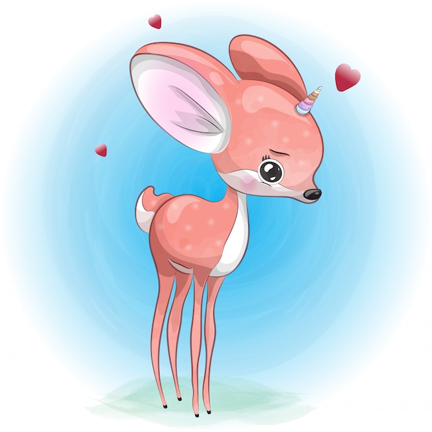 Download Cute deer | Premium Vector