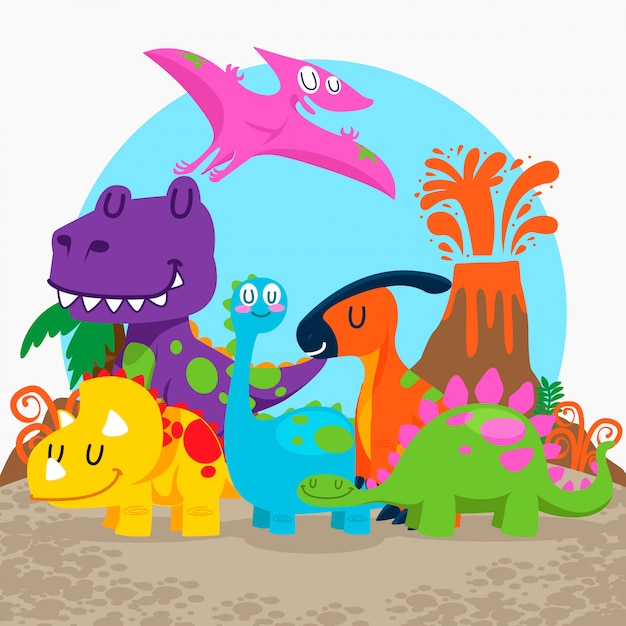 super cute dinosaurs