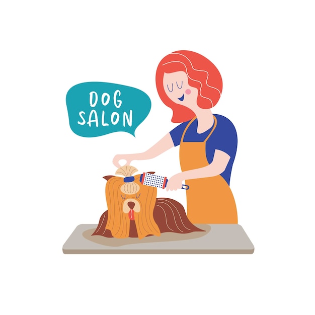 premium-vector-cute-dog-at-groomer-salon-woman-combs-dog-dog