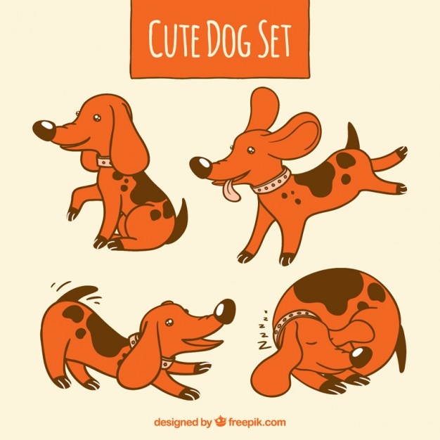 Cute Dog Set