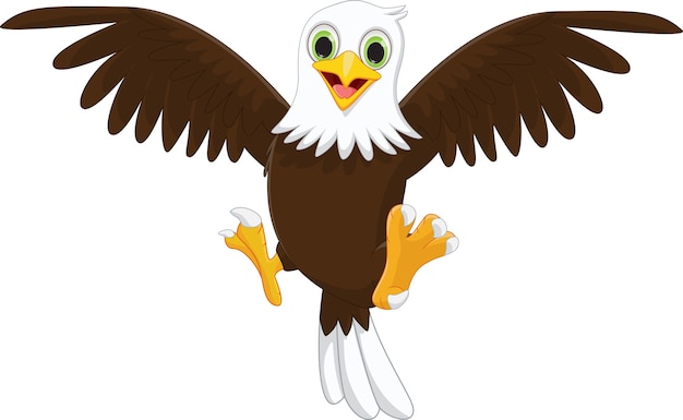 Cartoon Eagle Flying Animation