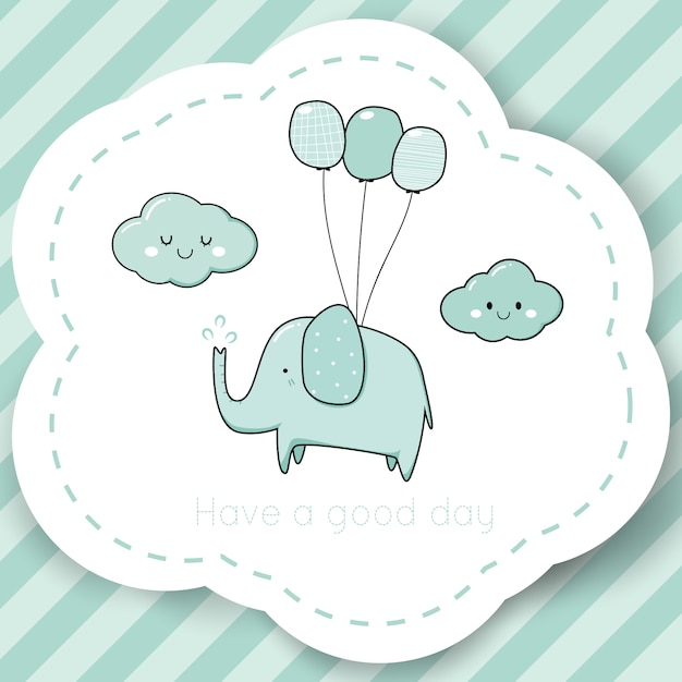 Download Free Cute Elephant Baby Shower Cartoon Doodle Brand Logo Template Use our free logo maker to create a logo and build your brand. Put your logo on business cards, promotional products, or your website for brand visibility.